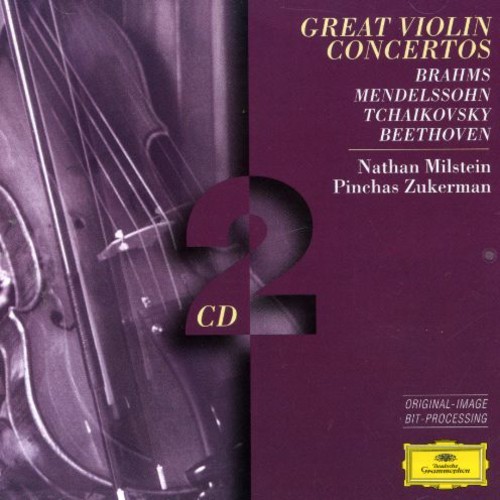 Brahms/ Mendelssohn/ Tjajk/ Beethoven - Berömda Violinkonserter in der Gruppe CD / Klassiskt bei Bengans Skivbutik AB (524465)