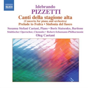 Pizzetti - Canti Della Stagione Alta in der Gruppe Externt_Lager / Naxoslager bei Bengans Skivbutik AB (527620)