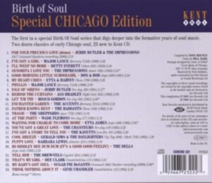 Various Artists - Birth Of Soul: Special Chicago Edit in der Gruppe CD / Pop-Rock,RnB-Soul bei Bengans Skivbutik AB (533146)