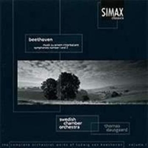 Swedish Chamber Orchestra - Beethoven Symf 1/2, Vol.1 in der Gruppe CD / Övrigt bei Bengans Skivbutik AB (533821)
