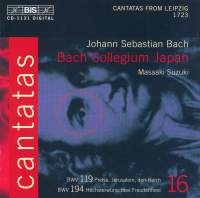 Bach Johann Sebastian - Cantatas Vol 16 in der Gruppe CD bei Bengans Skivbutik AB (535304)