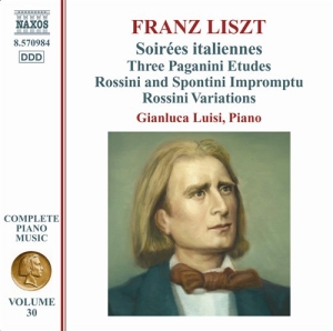 Liszt - Soirees Italiennes in der Gruppe CD bei Bengans Skivbutik AB (536001)