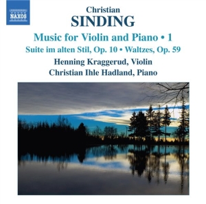 Sinding - Music For Violin And Piano in der Gruppe Externt_Lager / Naxoslager bei Bengans Skivbutik AB (536024)