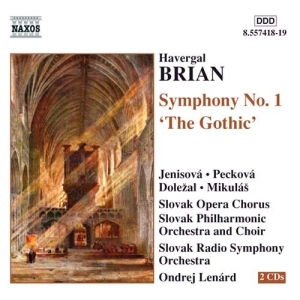 Brian Havergal - Symphony No 1 The Gothic in der Gruppe Externt_Lager / Naxoslager bei Bengans Skivbutik AB (539633)