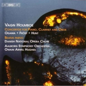 Holmboe Vagn - Concertos Piano Clarinet & Obo in der Gruppe Externt_Lager / Naxoslager bei Bengans Skivbutik AB (539639)