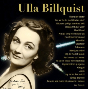 Billquist Ulla - Ulla Billquist in der Gruppe CD bei Bengans Skivbutik AB (540758)