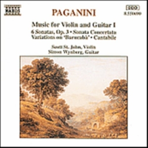 Paganini Nicolo - Music For Violin & Guitar 1 in der Gruppe Externt_Lager / Naxoslager bei Bengans Skivbutik AB (540768)