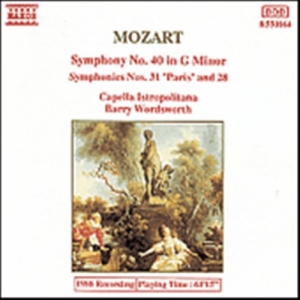 Mozart Wolfgang Amadeus - Symphonies  40, 28 & 31 in der Gruppe Externt_Lager / Naxoslager bei Bengans Skivbutik AB (540781)