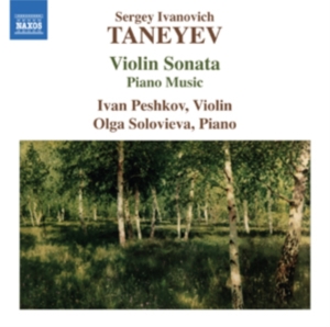 Taneyev - Works For Violin And Piano in der Gruppe Externt_Lager / Naxoslager bei Bengans Skivbutik AB (541569)