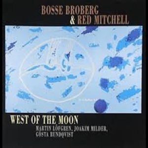 Bosse Broberg & Mitchell Red - West Of The Moon in der Gruppe CD / Jazz,Svensk Musik bei Bengans Skivbutik AB (541996)