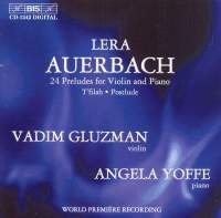 Auerbach Lera - 24 Violin Preludes in der Gruppe Externt_Lager / Naxoslager bei Bengans Skivbutik AB (543049)