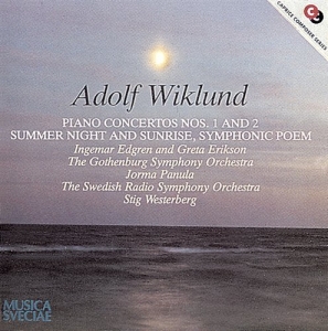 Wiklund Adolf - Pianokonsert Nr 1 & 2 in der Gruppe CD / Övrigt bei Bengans Skivbutik AB (544876)