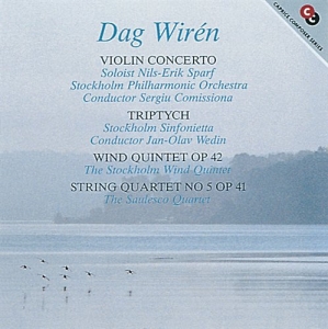 Wiren Dag - Violin Concerto Triptych Wind Quint in der Gruppe Externt_Lager / Naxoslager bei Bengans Skivbutik AB (544918)