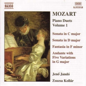 Mozart Wolfgang Amadeus - Piano Duets Vol 1 in der Gruppe Externt_Lager / Naxoslager bei Bengans Skivbutik AB (545250)