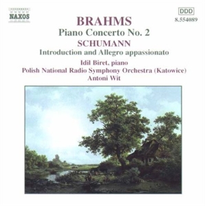 Brahms/Schumann - Piano Concerto 2 in der Gruppe Externt_Lager / Naxoslager bei Bengans Skivbutik AB (545262)