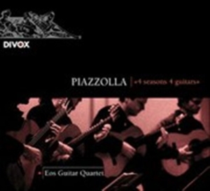 Piazzolla - 4 Seasons 4 Guitars in der Gruppe CD bei Bengans Skivbutik AB (545783)