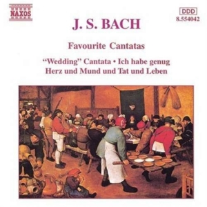 Bach Johann Sebastian - Favourite Cantatas in der Gruppe Externt_Lager / Naxoslager bei Bengans Skivbutik AB (545827)
