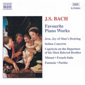 Bach Johann Sebastian - Favourite Piano Works in der Gruppe Externt_Lager / Naxoslager bei Bengans Skivbutik AB (546334)