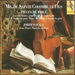 Sainte Colombe Le Fils - Six Suites For Viola Da Gamba in der Gruppe Externt_Lager / Naxoslager bei Bengans Skivbutik AB (546535)