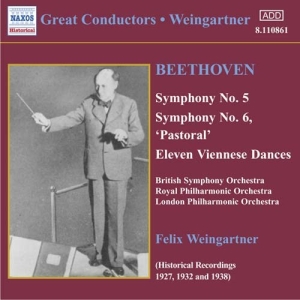 Beethoven Ludwig Van - Symphonies 5 & 6 in der Gruppe Externt_Lager / Naxoslager bei Bengans Skivbutik AB (547975)