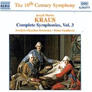 Kraus Joseph Martin - Complete Symphonies Vol 3 in der Gruppe CD bei Bengans Skivbutik AB (548993)