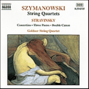Szymanowski/Stravinsky - String Quartets 1& 2 in der Gruppe Externt_Lager / Naxoslager bei Bengans Skivbutik AB (548998)