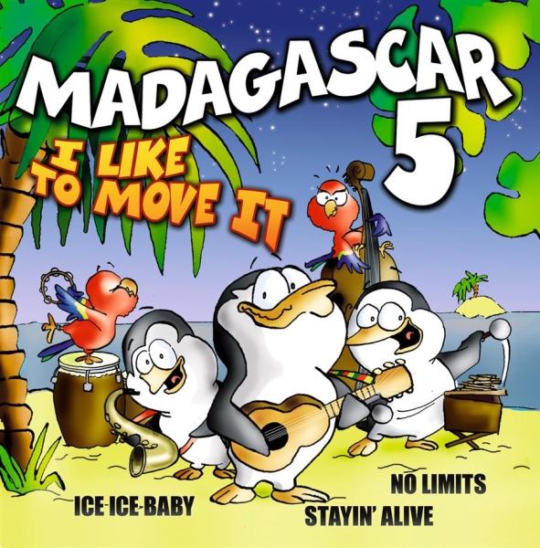 Madagascar 5 - I Like To Move It - Hit Album in der Gruppe CD / Bestseller bei Bengans Skivbutik AB (550156)