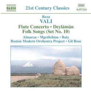 Vali Reza - Flute Concerto in der Gruppe CD / Klassiskt bei Bengans Skivbutik AB (5503241)