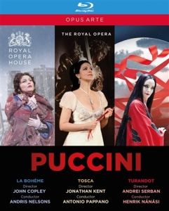 Puccini G. - La Bohème, Tosca & Turandot (Bd) in der Gruppe DVD & BLU-RAY bei Bengans Skivbutik AB (5503340)