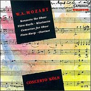 Mozart W A - Concertos For Oboe, Clarinet, Flute in der Gruppe CD bei Bengans Skivbutik AB (5503533)