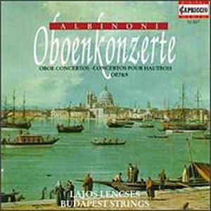 Albinoni Tomaso - Oboe Concertos in der Gruppe CD bei Bengans Skivbutik AB (5503580)