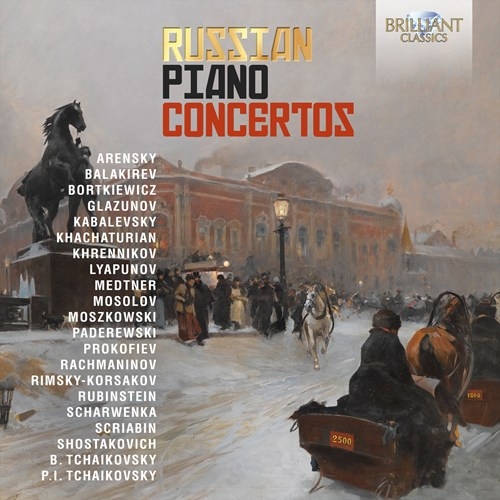 Various - Russian Piano Concertos (15 Cd) in der Gruppe CD / Bestseller bei Bengans Skivbutik AB (5503875)