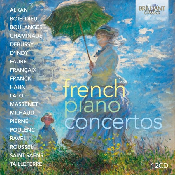 Various - French Piano Concertos (12 Cd) in der Gruppe CD / Bestseller bei Bengans Skivbutik AB (5503880)