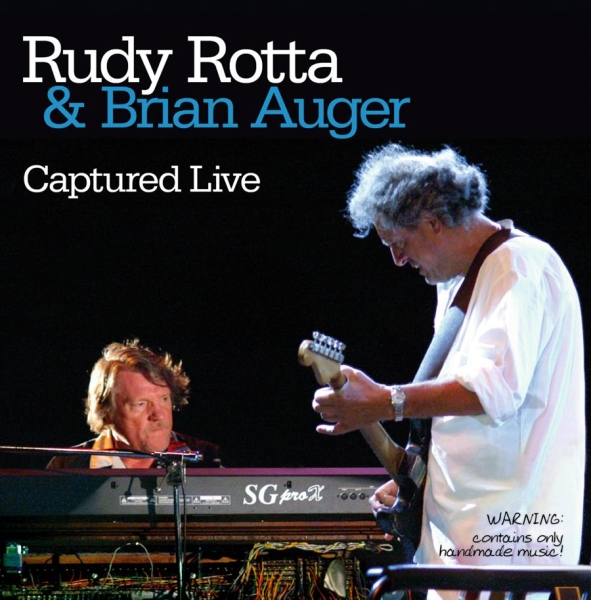 Rotta Rudy And Brian Auger - Captured Live in der Gruppe CD / Rock bei Bengans Skivbutik AB (550545)