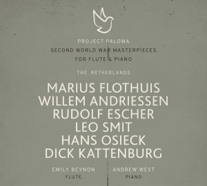 Emily Beynon & Andrew West - Project Paloma 3 The Netherlands: Second World War Masterpieces For Flute & Piano in der Gruppe CD / Klassiskt bei Bengans Skivbutik AB (5505788)