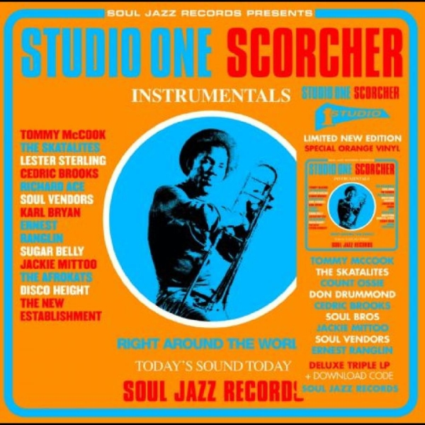 Soul Jazz Records Presents - Studio One Scorcher (Transparent Or in der Gruppe VINYL / Bestseller bei Bengans Skivbutik AB (5506052)