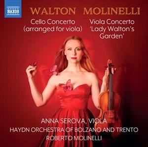 Roberto Molinelli William Walton - Walton: Cello Concerto (Arr. For Vi in der Gruppe Externt_Lager / Naxoslager bei Bengans Skivbutik AB (5506090)