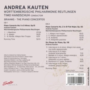 Brahms Johannes - The Piano Concertos in der Gruppe Externt_Lager / Naxoslager bei Bengans Skivbutik AB (5506115)