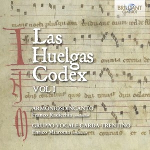 Armoniosoincanto Gruppo Vocale Gar - Las Huelgas Codex, Vol. 1 in der Gruppe Externt_Lager / Naxoslager bei Bengans Skivbutik AB (5507084)
