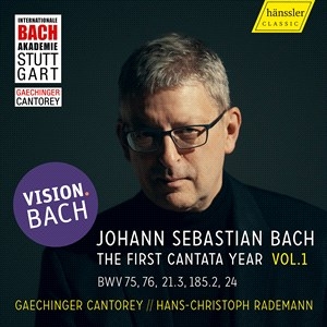 Gaechinger Cantorey Natasha Schnur - J. S. Bach: The First Cantata Year in der Gruppe Externt_Lager / Naxoslager bei Bengans Skivbutik AB (5507189)