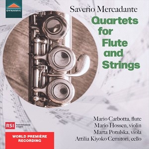 Mercadante Saverio - Quartets For Flute & Strings in der Gruppe Externt_Lager / Naxoslager bei Bengans Skivbutik AB (5507208)