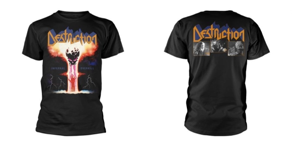 Destruction - T/S Infernal Overkill (Xl) in der Gruppe MERCHANDISE / T-shirt / Heavy Metal bei Bengans Skivbutik AB (5507743)