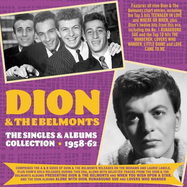 Dion & The Belmonts - The Singles & Albums Collection 195 in der Gruppe CD / Pop-Rock bei Bengans Skivbutik AB (5507916)