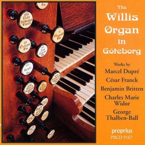 Fredrik Albertsson & Magnus Kjellso - The Willis Organ In Gothenburg in der Gruppe CD / Klassiskt bei Bengans Skivbutik AB (5508262)