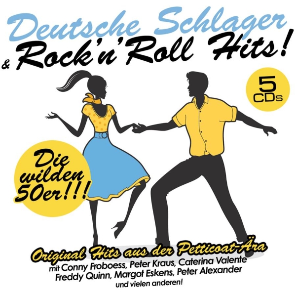 Deutsche Schlager & Rock'n'roll Hit - Various in der Gruppe CD / Bestseller bei Bengans Skivbutik AB (550830)