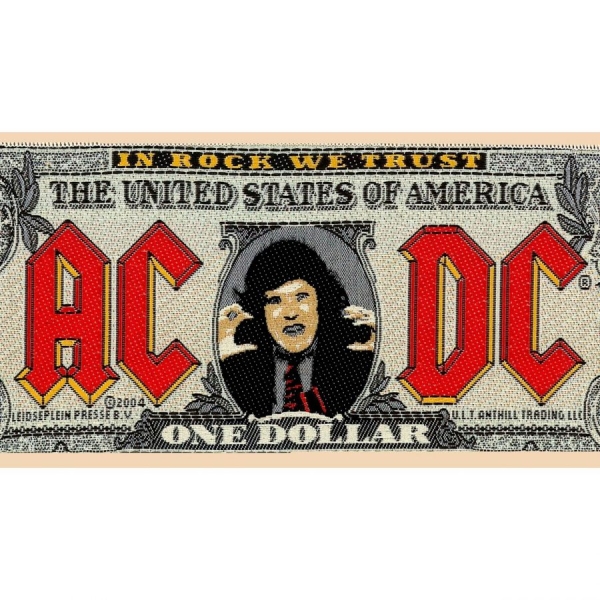 Ac/Dc - Patch - Bank Note in der Gruppe MERCHANDISE / Accessoarer / Heavy Metal bei Bengans Skivbutik AB (5508609)