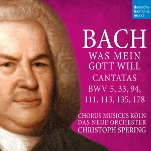 Spering Christoph - Bach: Was Mein Gott Will - Cantatas Bwv 5, 33, 94, 111, 113, 135, 178 in der Gruppe CD / Klassiskt bei Bengans Skivbutik AB (5508857)