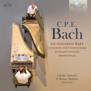 Bach Cpe - Six Concertos Wq43 in der Gruppe Externt_Lager / Naxoslager bei Bengans Skivbutik AB (5508870)