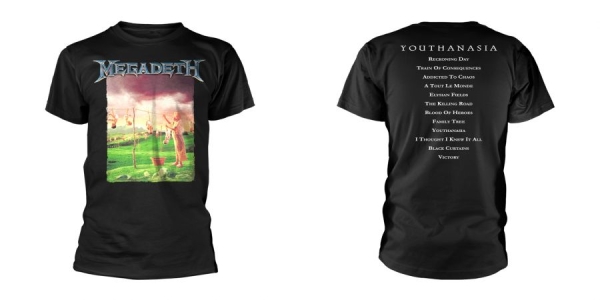Megadeth - T/S Youthanasia (Xl) in der Gruppe MERCHANDISE / T-shirt / Heavy Metal bei Bengans Skivbutik AB (5508934)
