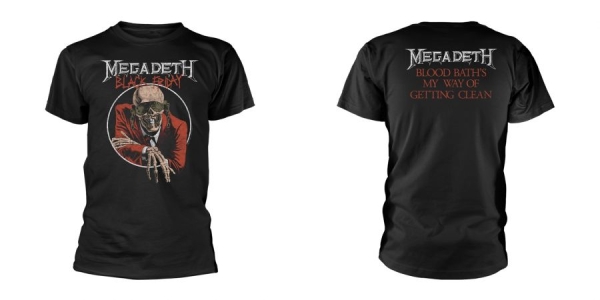 Megadeth - T/S Black Friday (L) in der Gruppe MERCH / Kleidung / T-Shirts bei Bengans Skivbutik AB (5508935)